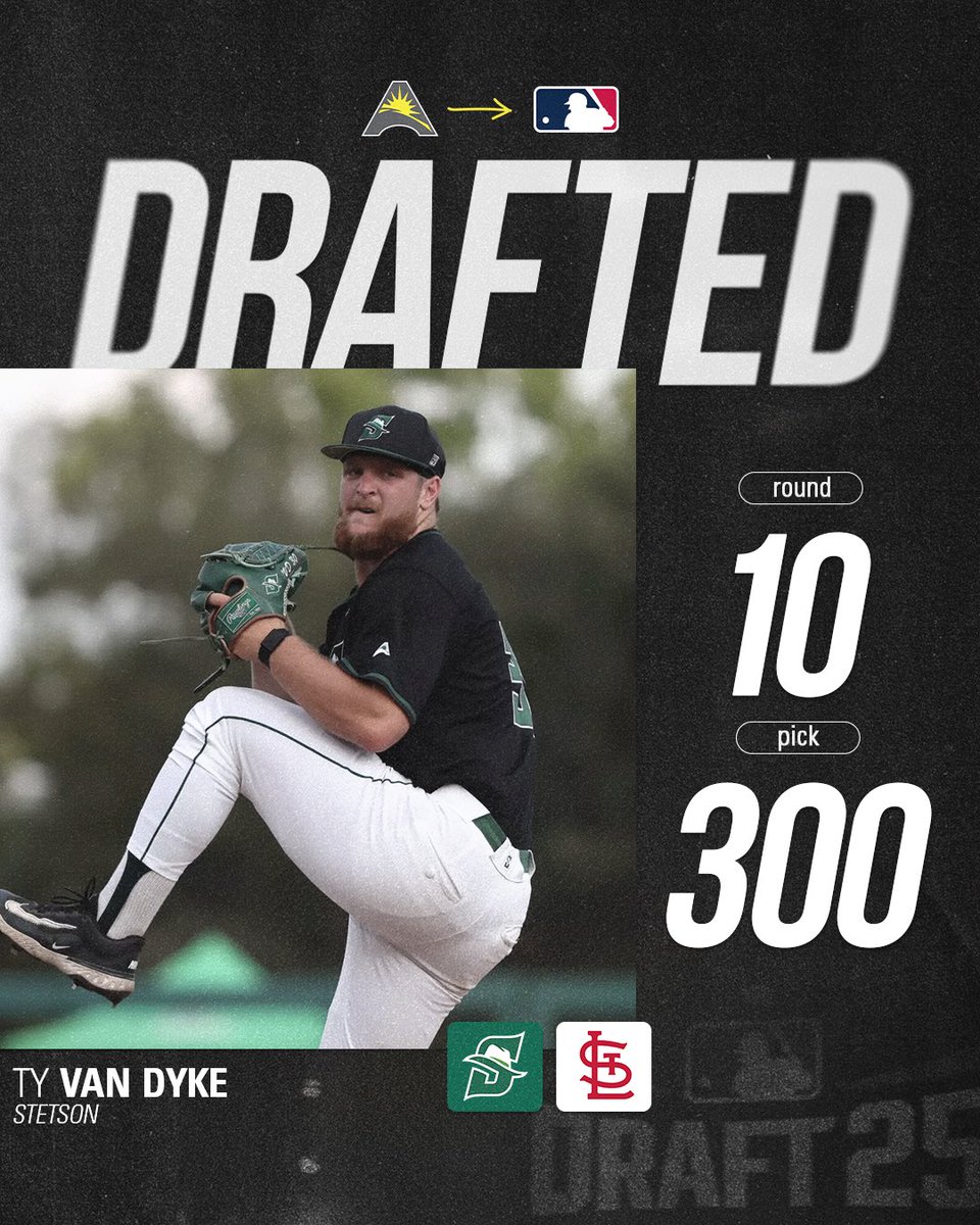 Two more Hatters are headed to the <a href="/MLB/">MLB</a> ⚾️

<a href="/MLBDraft/">MLB Draft</a> x #ASUNBSB