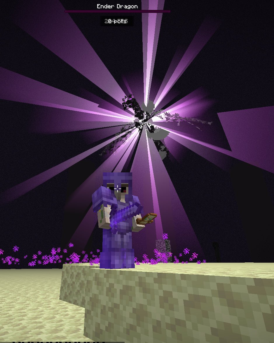 🚨| Mariah Carey has just defeated the ender dragon.