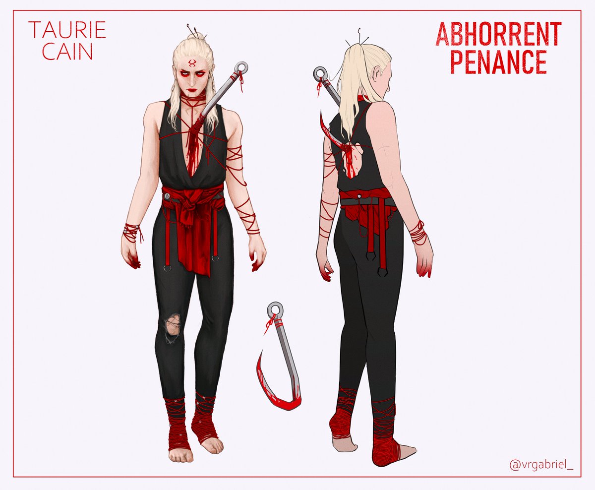 My submission for 2025's survivor cosmetic contest!
🩸Taurie Cain - 'Abhorrent Penance'🪝

#DeadbyDaylight #deadbydaylightcosmetic