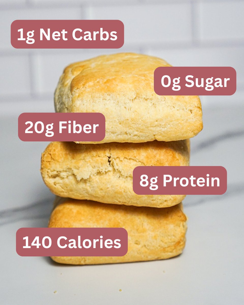 Psst... our fan-favorite 1g Net Carb Hero Buttermilk Biscuits are now available again for a limited time without subscription! 🧈 

Now's your chance before they're gone! 👉 bit.ly/4hN0XaD

#herobread #buttermilk #biscuit #buttermilkbiscuit #limitedtime #lowcarb #keto
