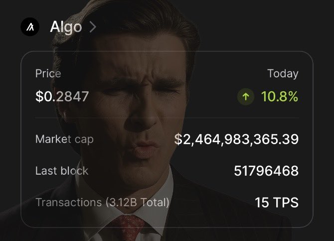 wasabi_zoz's tweet image. HIGHER $ALGO 😮‍💨

#Algorand #RWA