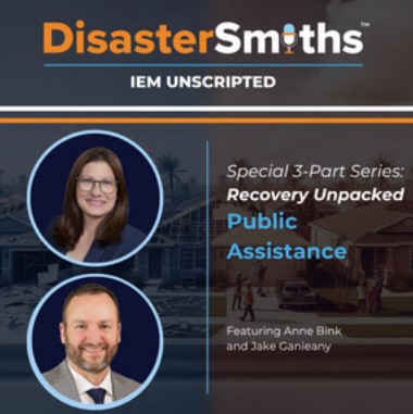 MT DES' Mitigation and Recovery Bureau Chief joins IEM's #DisasterSmiths for a special series on disaster recovery – FEMA's Public Assistance Program. Listen to hear a break down of the program and how it works. iem.com/unscripted-dis…