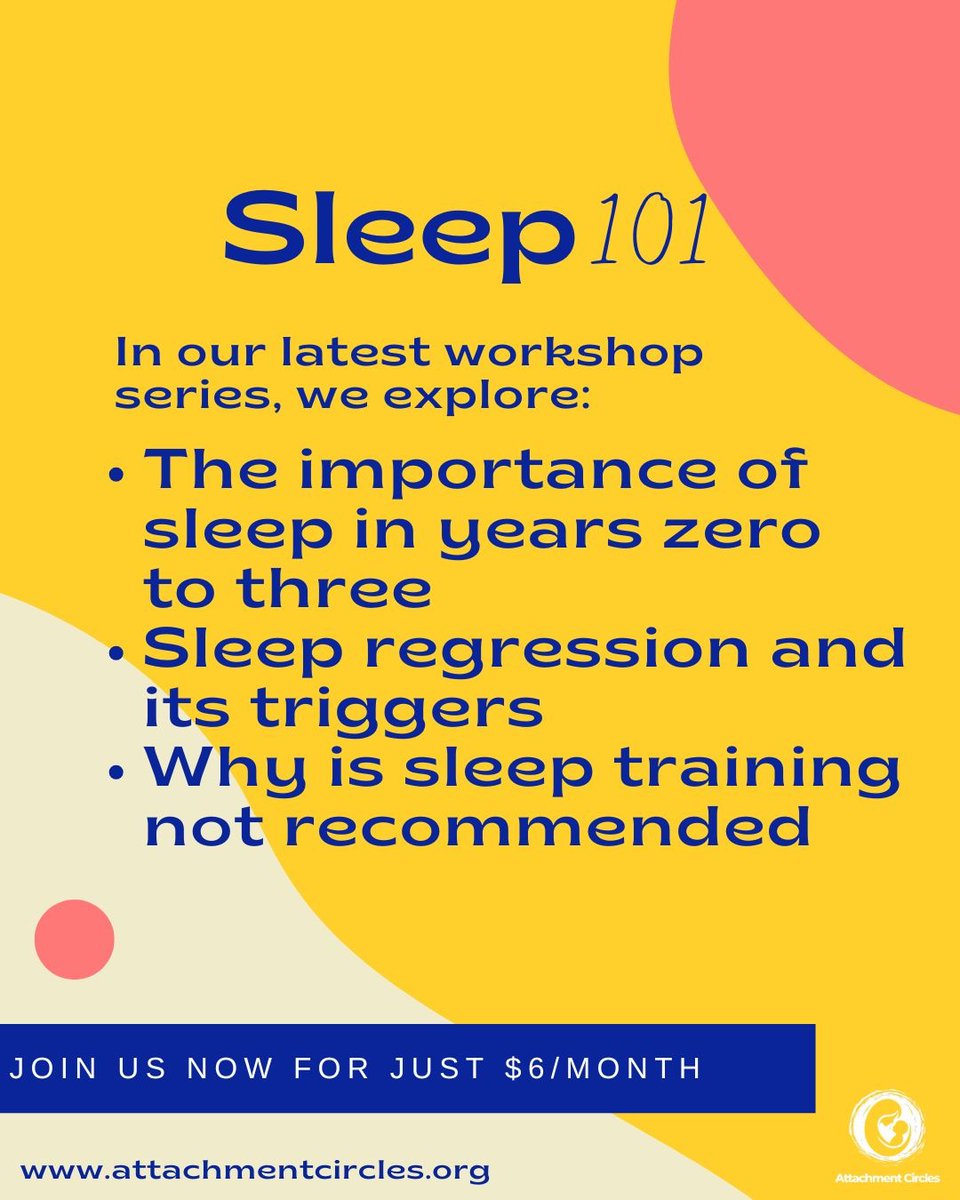 🌙✨ Struggling with sleepless nights? You're not alone! Our latest Attachment Circles workshop, "Sleep 101," is here to tackle the most common sleep challenges that infant parents face. Join us at attachmentcircles.org