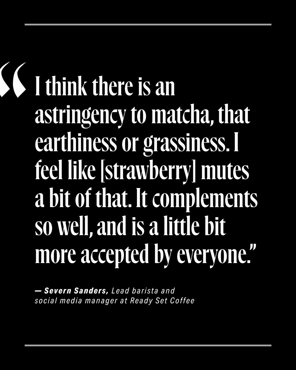 ClevelandMag's tweet image. Cafes around Northeast Ohio are giving skeptics and enthusiasts a reason to love the green tea beverage through one fruity flavor combination: strawberry. clevelandmagazine.com/food-drink/art…