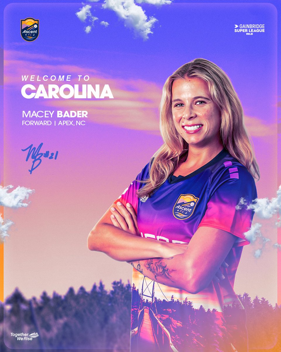 carolinaascent's tweet image. You π½ππππ§ believe it π
NEWS: UNC Charlotte Standout Macey Bader Joins Carolina Ascent
π° carolinaascent.com/news/2025/07/1β¦