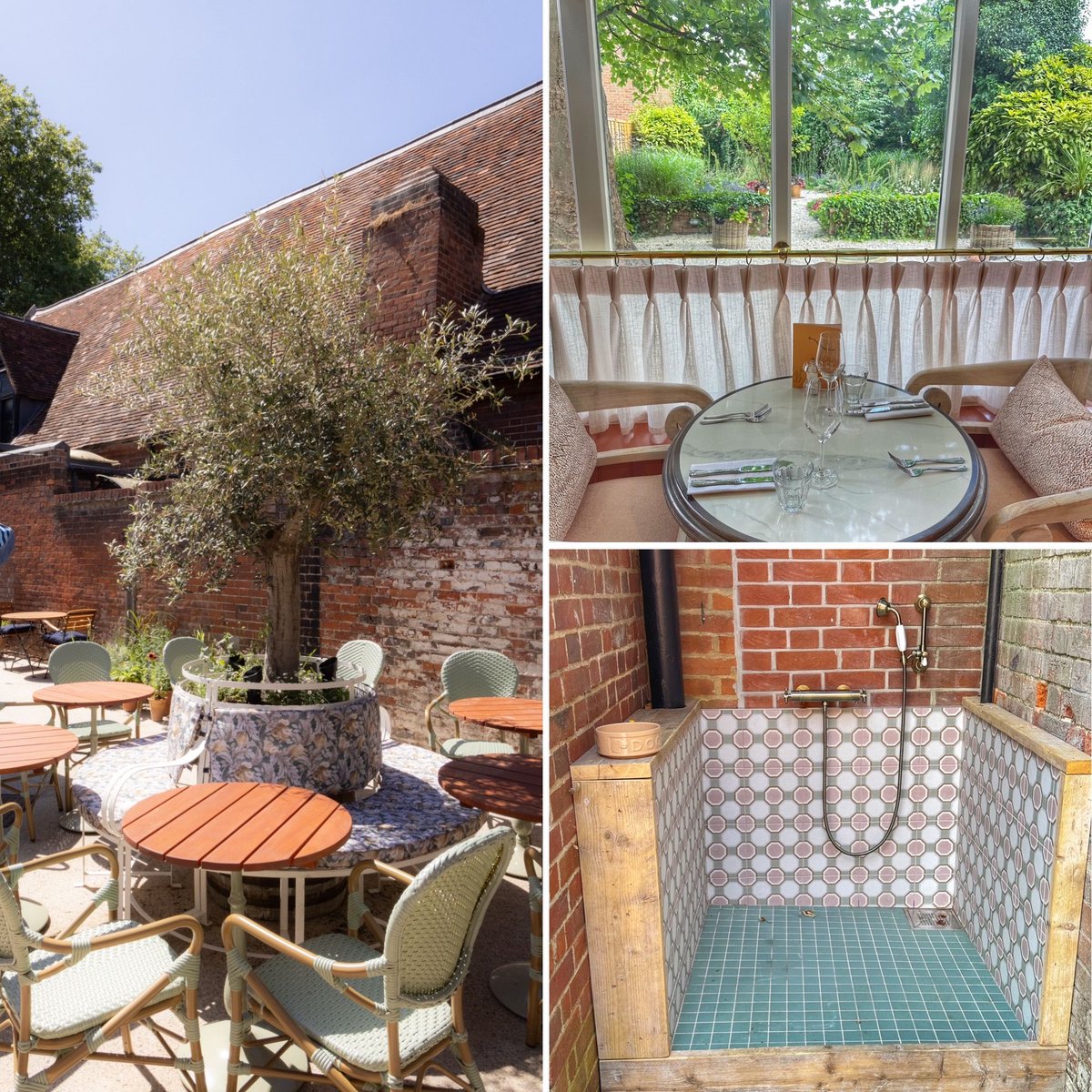 A few sneaky peek pics of the George &amp; Dragon, which officially opens tomorrow!  The transformation is quite something, it looks amazing. There is also a lovely new patio area out the back, complete with a dog shower! Great food and friendly service too (we were lucky to be