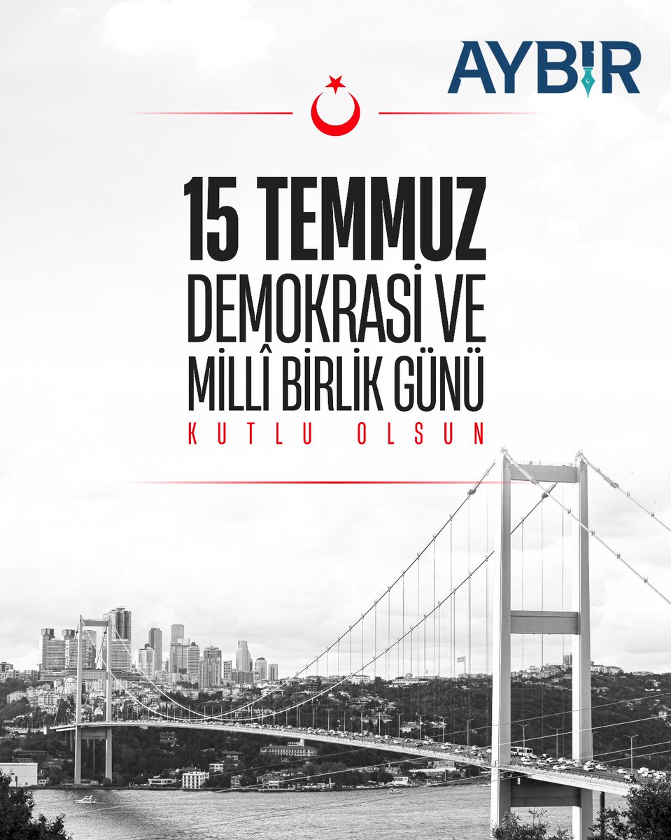 15 Temmuz Demokrasi ve Milli Birlik Günü Kutlu Olsun! 🇹🇷

#15Temmuz2016 #DemokrasiveMilliBirlikGünü
