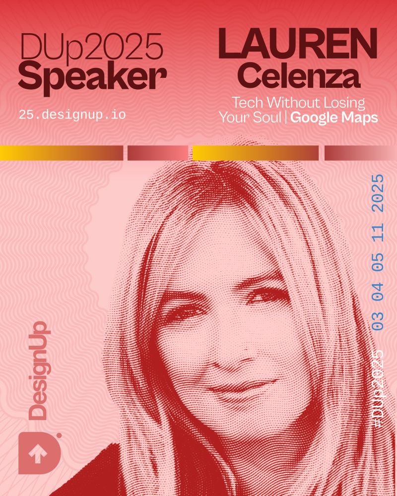 DesignUpConf (@designupconf) on Twitter photo Excited to welcome Lauren Celenza to #DesignUp2025!
Ex-Google Maps, Code for America, WRI — now helping creatives stay soulful in tech. This Nov in BLR, she brings sharp takes & storytelling tools for the AI age. 🎟️ 25.designup.io #DUp25 #Storytelling #DesignLeadership Excited to welcome Lauren Celenza to #DesignUp2025!
Ex-Google Maps, Code for America, WRI — now helping creatives stay soulful in tech. This Nov in BLR, she brings sharp takes & storytelling tools for the AI age. 🎟️ 25.designup.io #DUp25 #Storytelling #DesignLeadership