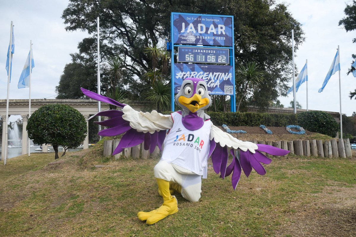 ¡Se puso en marcha el reloj de los #JADAR2025! 🥳

🇦🇷🔥 Rosario ya vive la cuenta regresiva para el evento deportivo más importante de Argentina

Del 9 al 14 de septiembre, más de 3.000 atletas competirán en 63 deportes olímpicos y paralímpicos.