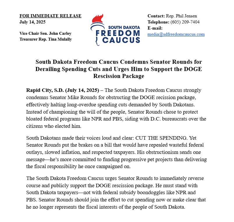 SDFreedomCaucus's tweet image. 