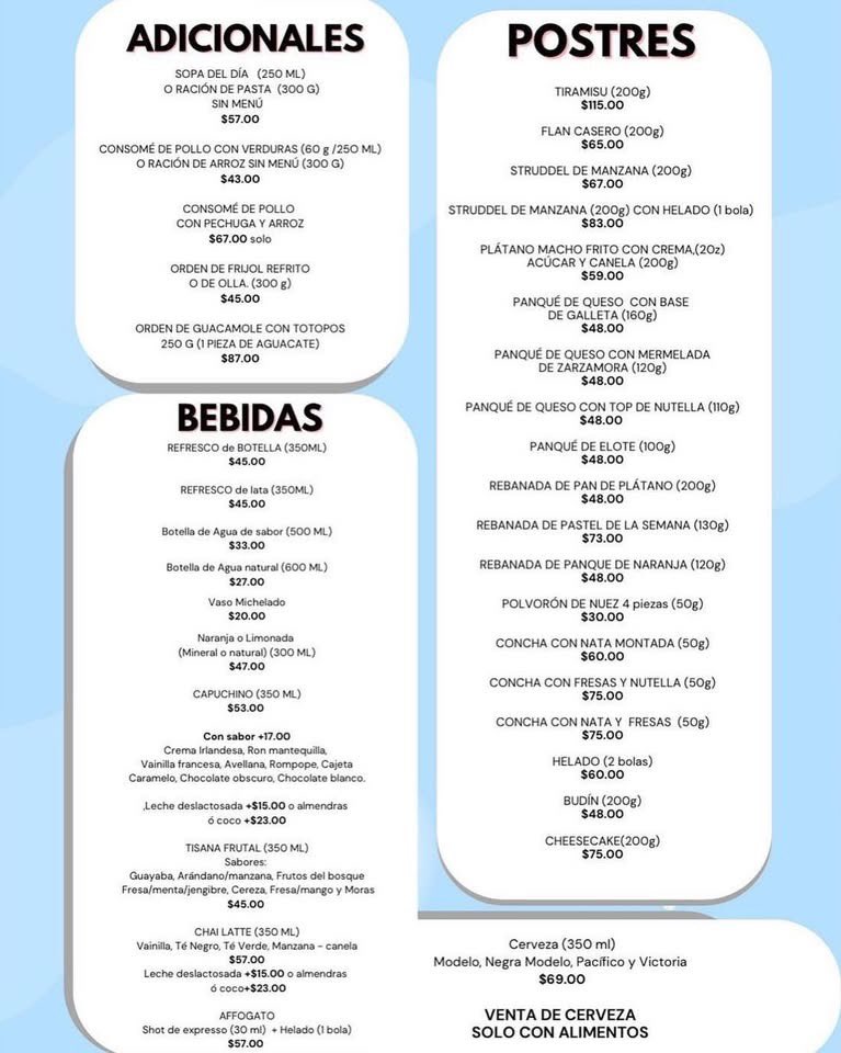 Buenas Migas DF (@buenasmigasdf) on Twitter photo Menú del día 14 de Julio 2025
No incluye bebida
📞 Pedidos: 5619998984 y 5528395121
📍Nicolás San Juan 251 esquina La Morena, del Valle Norte, CDMX.
*Aceptamos todas las tarjetas*
<a href="/En_laDelValle/">En la Del Valle</a> Menú del día 14 de Julio 2025
No incluye bebida
📞 Pedidos: 5619998984 y 5528395121
📍Nicolás San Juan 251 esquina La Morena, del Valle Norte, CDMX.
*Aceptamos todas las tarjetas*
<a href="/En_laDelValle/">En la Del Valle</a>