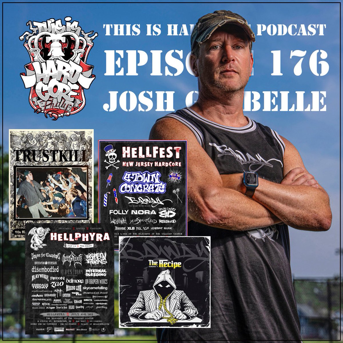 Listen to me and Joe HC talk about the new Trustkill book, Hellphyra weekend, Bayway and more on This Is Hardcore Podcast out today
