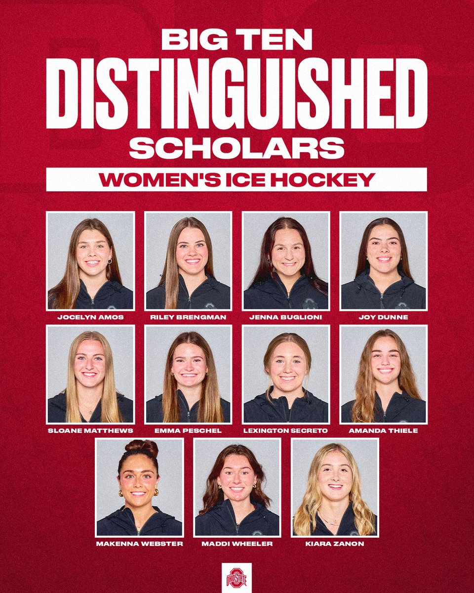 OhioStateWHKY's tweet image. Our 2024-25 Big Ten Distinguished Scholars 📚

#GoBucks