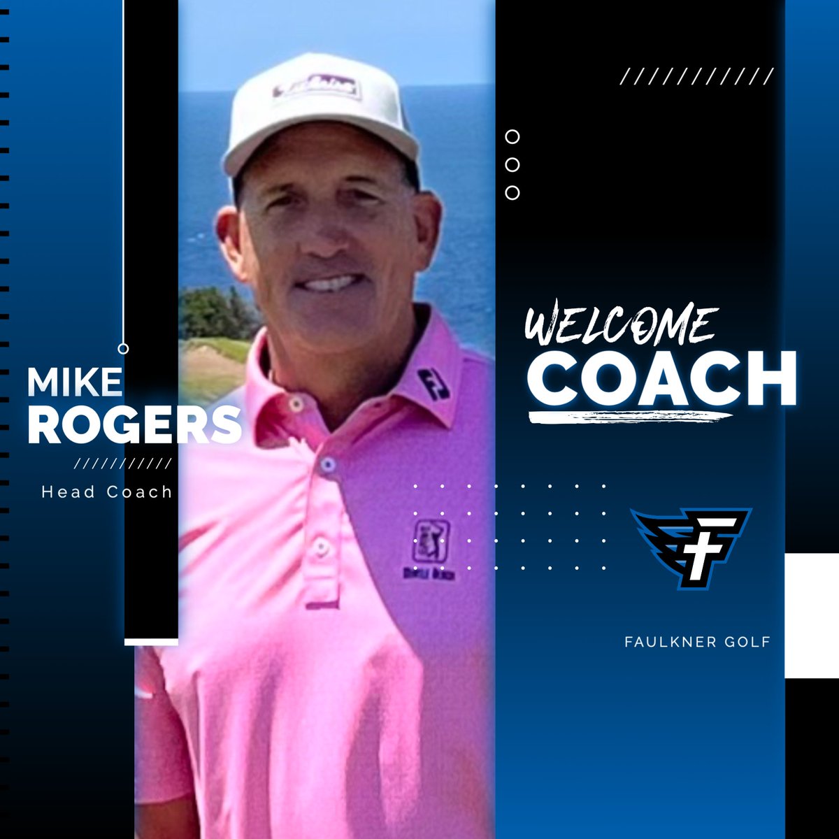 FaulknerATHL's tweet image. Teeing up a new era! Mike Rogers takes the reins as head golf coach at Faulkner University!