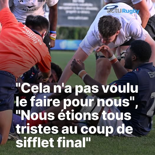 Actu Rugby (@acturugby) on Twitter photo 🏉🇫🇷 Déception et tristesse régnaient chez les Bleuets, tombés en 1/2 finale 😔▶️ actu.fr/sports/rugby/x…
#rugby #WorldRugbyU20s #FRAvNZL par <a href="/ClementMazella/">Clément Mazella</a> 🏉🇫🇷 Déception et tristesse régnaient chez les Bleuets, tombés en 1/2 finale 😔▶️ actu.fr/sports/rugby/x…
#rugby #WorldRugbyU20s #FRAvNZL par <a href="/ClementMazella/">Clément Mazella</a>