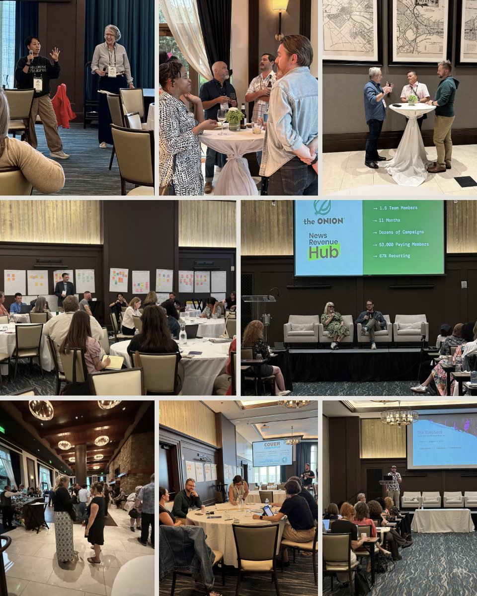 AltWeeklies's tweet image. From newsroom deep-dives & revenue-boosting strategies to Dan Perkins’ unforgettable keynote and lakeside cocktails, it was a day (and a conference) to remember. Huge thanks to all our attendees for bringing the energy, ideas, and heart!