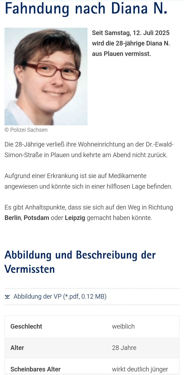 _Binchen01's tweet image. Hier wird eine Frau vermisst, wir sollten helfen ๐๐