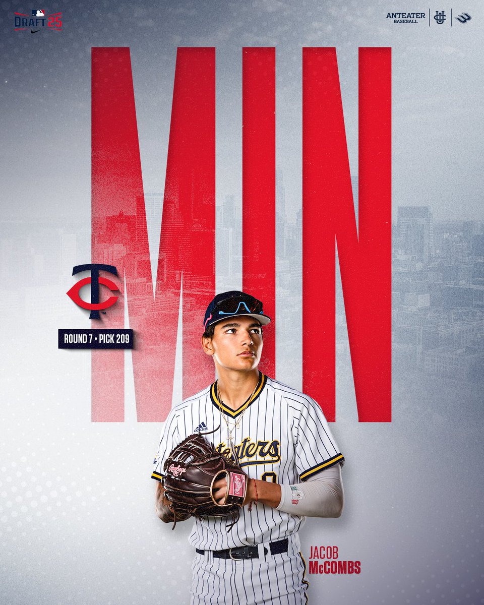 Congratulations to Jacob McCombs (RCHS c/o '23) on getting drafted by the Minnesota Twins in the 7th Round of the 2025 MLB Draft!