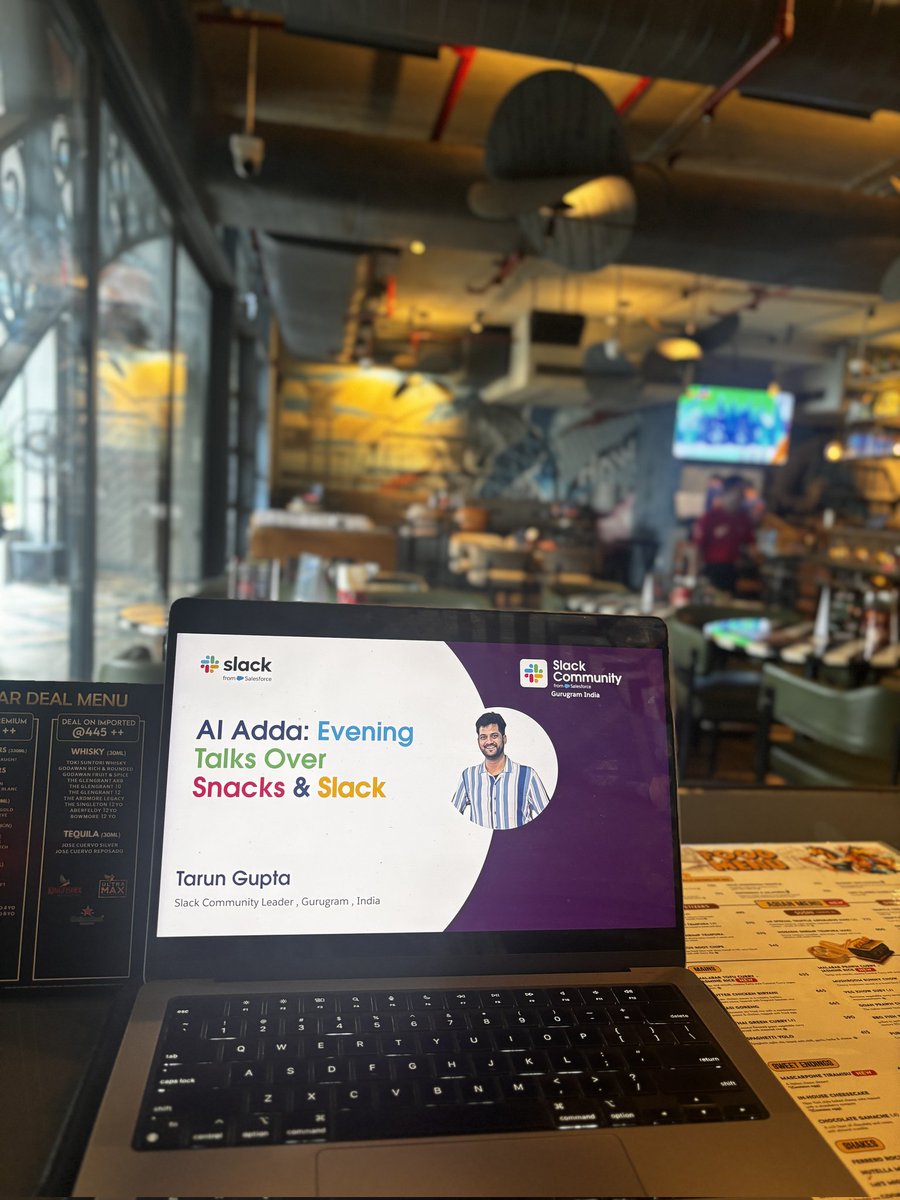 rachitchaudhry1's tweet image. It was great to connect with @SlackHQ community Gurgaon.
Had a wonderful event, got to know more about slack and building meaningful connections.
Thanks @codewithtarun for organizing the event.

#slackcommunity #salesforceohana #trailblazercommunity