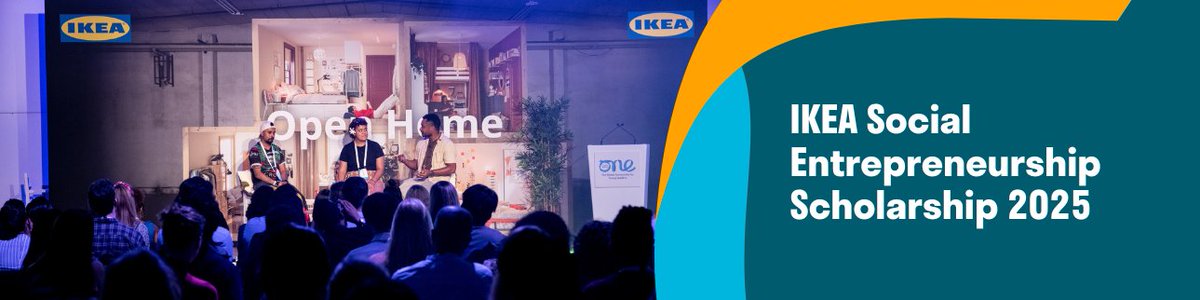 Connect4Climate's tweet image. .@OneYoungWorld and @IKEA are joining forces to present the Social Entrepreneurship Scholarship!
If you're a leading young social entrepreneur fighting for sustainability, this one's for you 💪
Get the eligibility details and apply by July 28: oneyoungworld.com/scholarships/i…