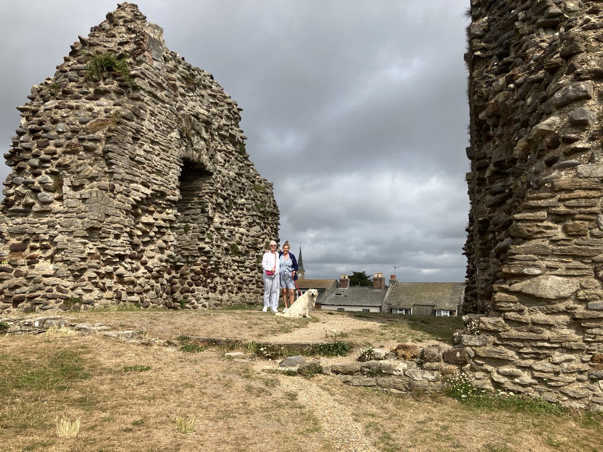 Here’s me in Christchurch with a couple of old ruins. 

And no, I don’t mean my Mum and my Auntie. 

Honest.