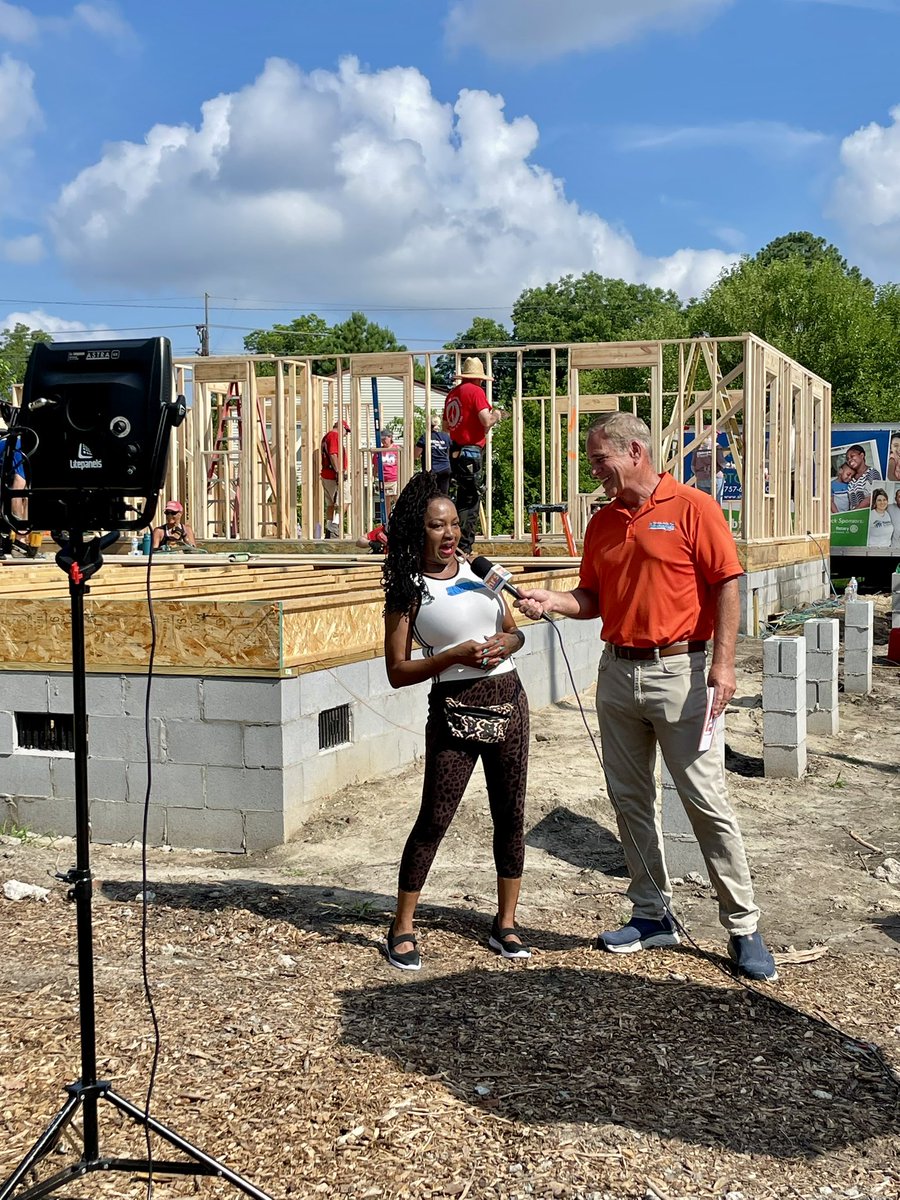 We kicked off Women Build Weeks with Habitat for Humanity of South Hampton Roads. Chris got to speak with one of the home owners who earned her sweat equity today!