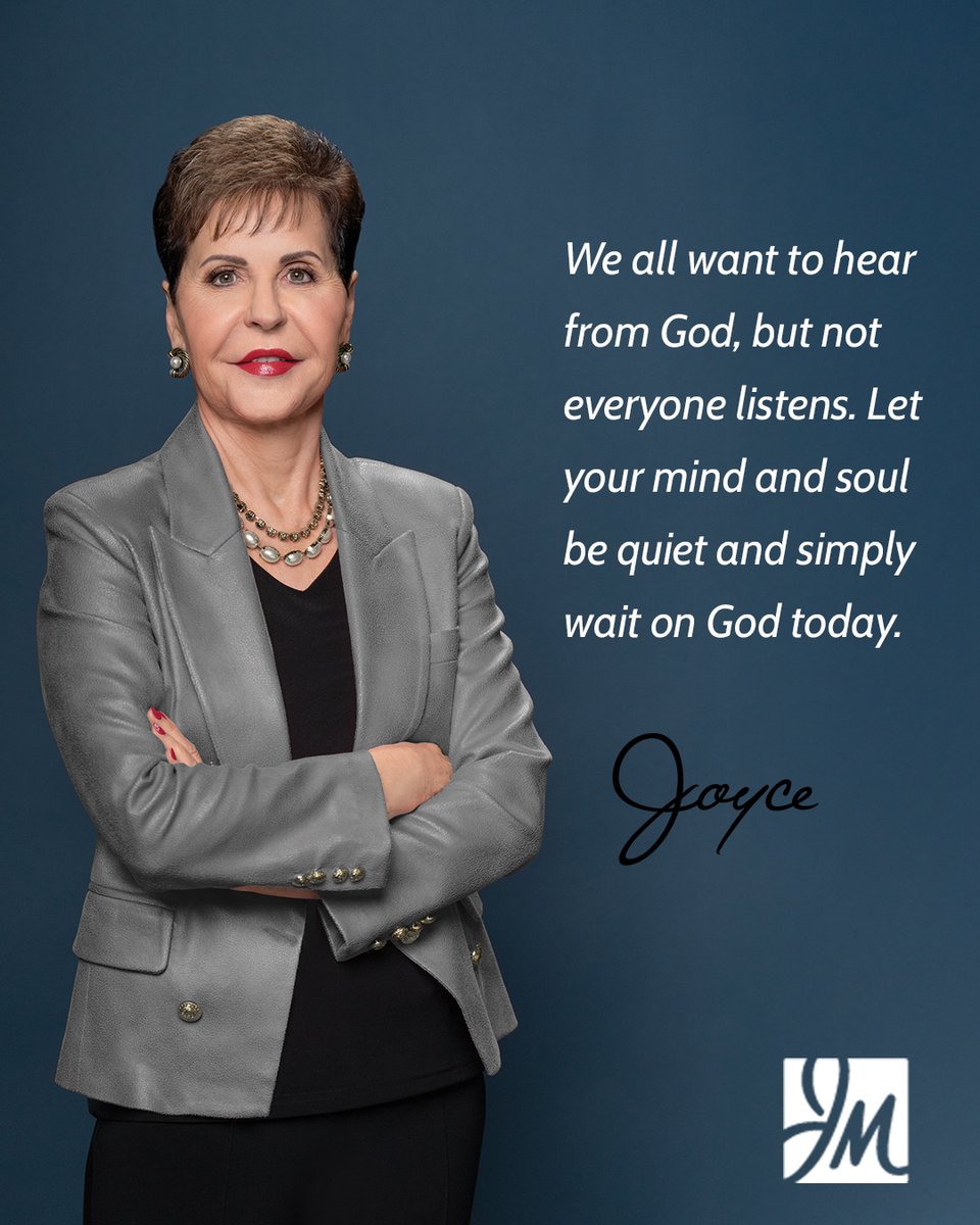 So faith comes from hearing, and hearing through the word of Christ. -Romans 10:17 (ESV)

We all want to hear from God, but not everyone listens. Let your mind and soul be quiet and simply wait on God. You may or may not hear anything at that moment, but if you honor God by