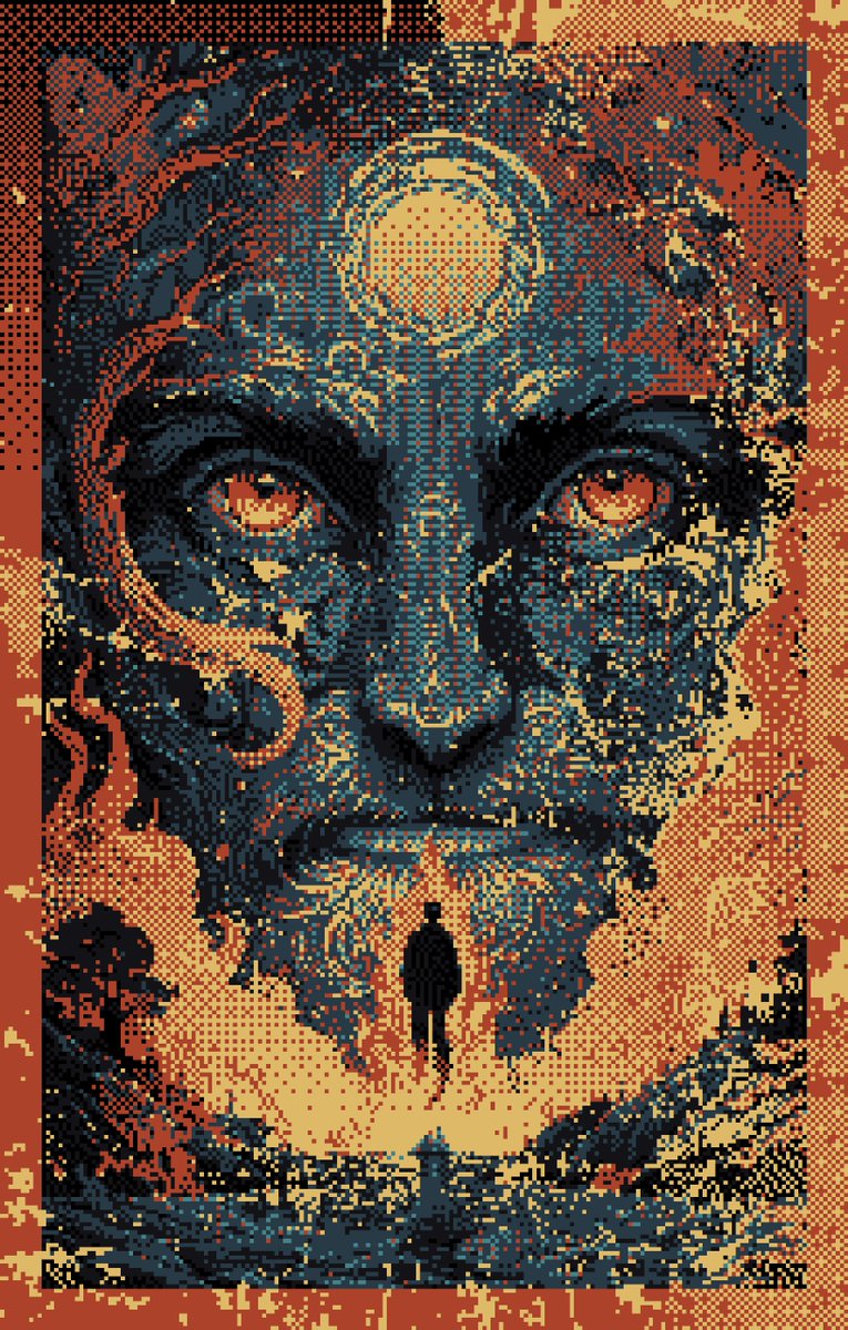 Tibet in Pixel Frames 🎨
I crafted this piece pixel by pixel over 2 months, inspired by ancient Tibetan legends.
Have you read the mythical tale behind this artwork? 

OE
TEZ 1.1

objkt.com/tokens/KT1AuKJ…

#PixelArt #Tibet #DigitalArt