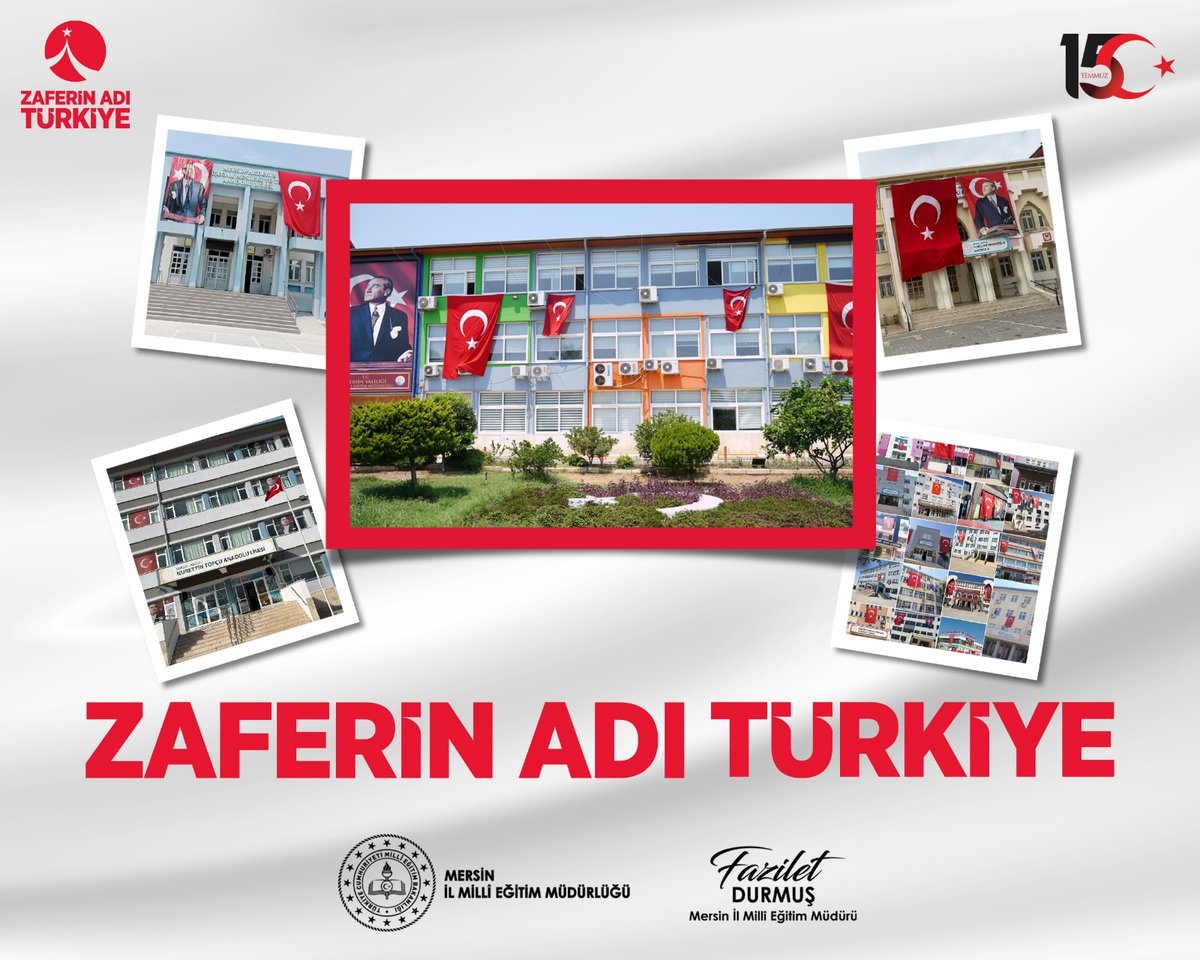 Geceler İhanet Koksa da Her Zaman Zaferin Adı Türkiyedir

<a href="/tcmeb/">Millî Eğitim Bakanlığı</a>
<a href="/Yusuf__Tekin/">Yusuf Tekin</a>
<a href="/MersinValiligi/">Mersin Valiliği</a>
<a href="/valiatillatoros/">Atilla Toros</a>
<a href="/fazilet_durmus/">Fazilet Öğretmen 🇹🇷</a>

#Mersin
#15Temmuz
#DemokrasiveMillîBirlikGünü🇹🇷
#MilletinZaferi
#ZaferinAdıTürkiye