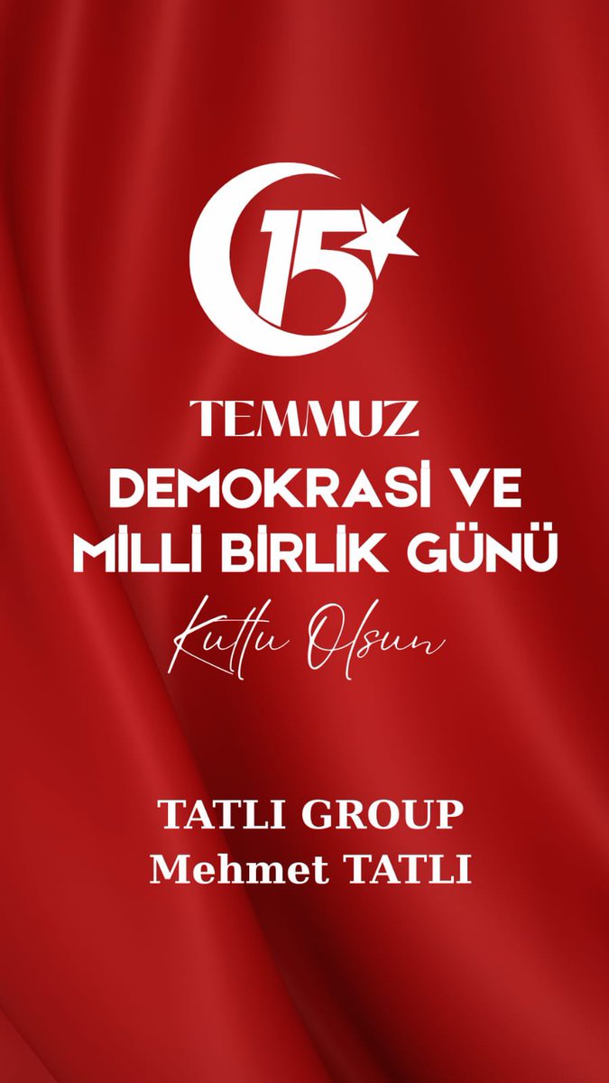 “O gece; gökyüzü ihanetle, sokaklar direnişle doluydu.

15 Temmuz, milletin 
destanıdır!”
#15TemmuzDestanı