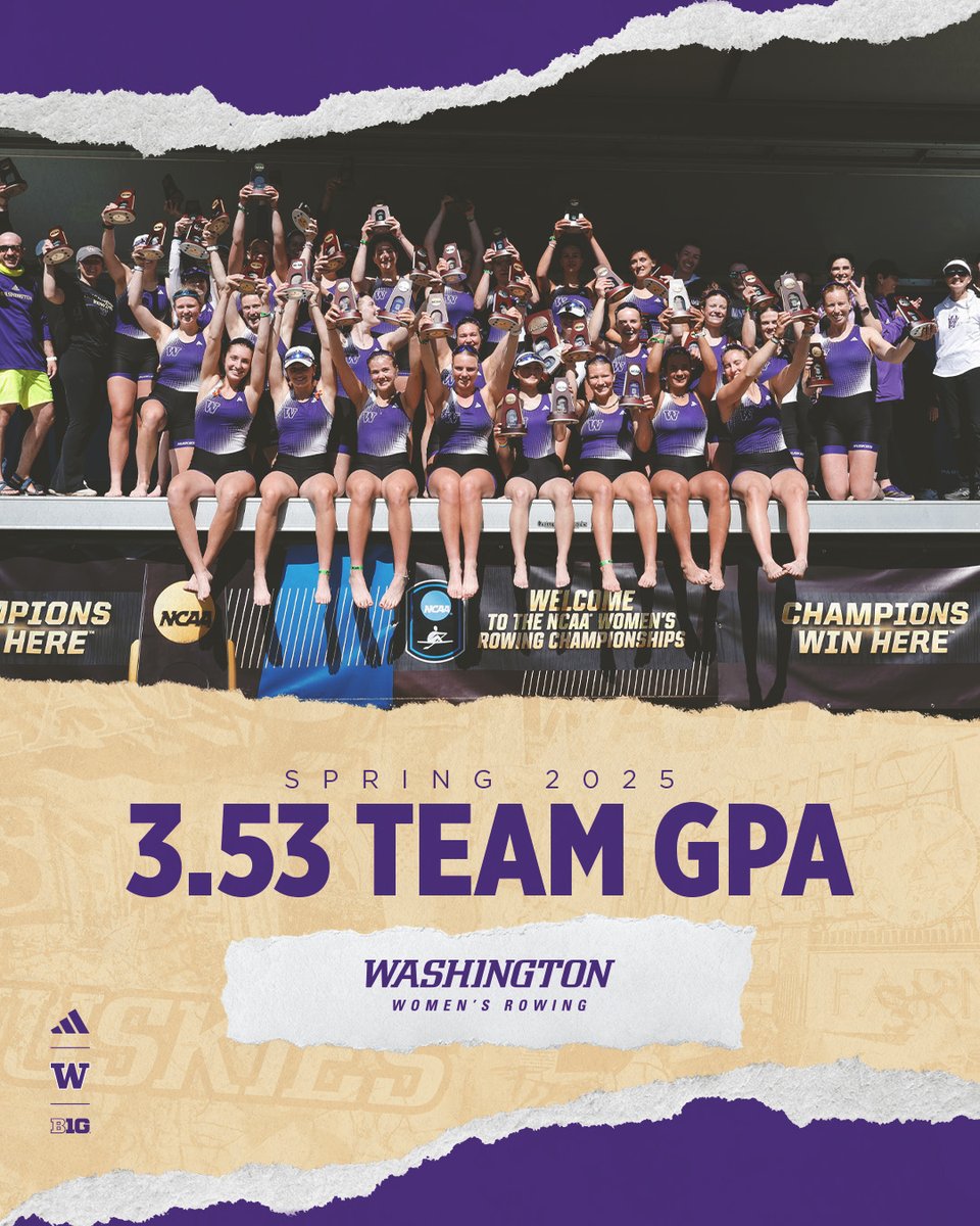 UW_Rowing's tweet image. Congratulations to our UW men's and women's rowers, who continue to excel on the water and in the classroom!
#RowingU x #WomenOfWashington x #TheBoysInTheBoat