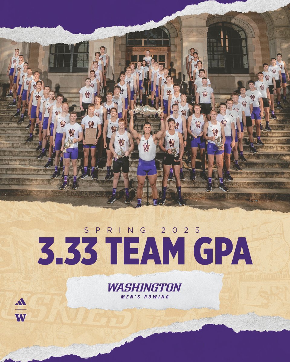 UW_Rowing's tweet image. Congratulations to our UW men's and women's rowers, who continue to excel on the water and in the classroom!
#RowingU x #WomenOfWashington x #TheBoysInTheBoat