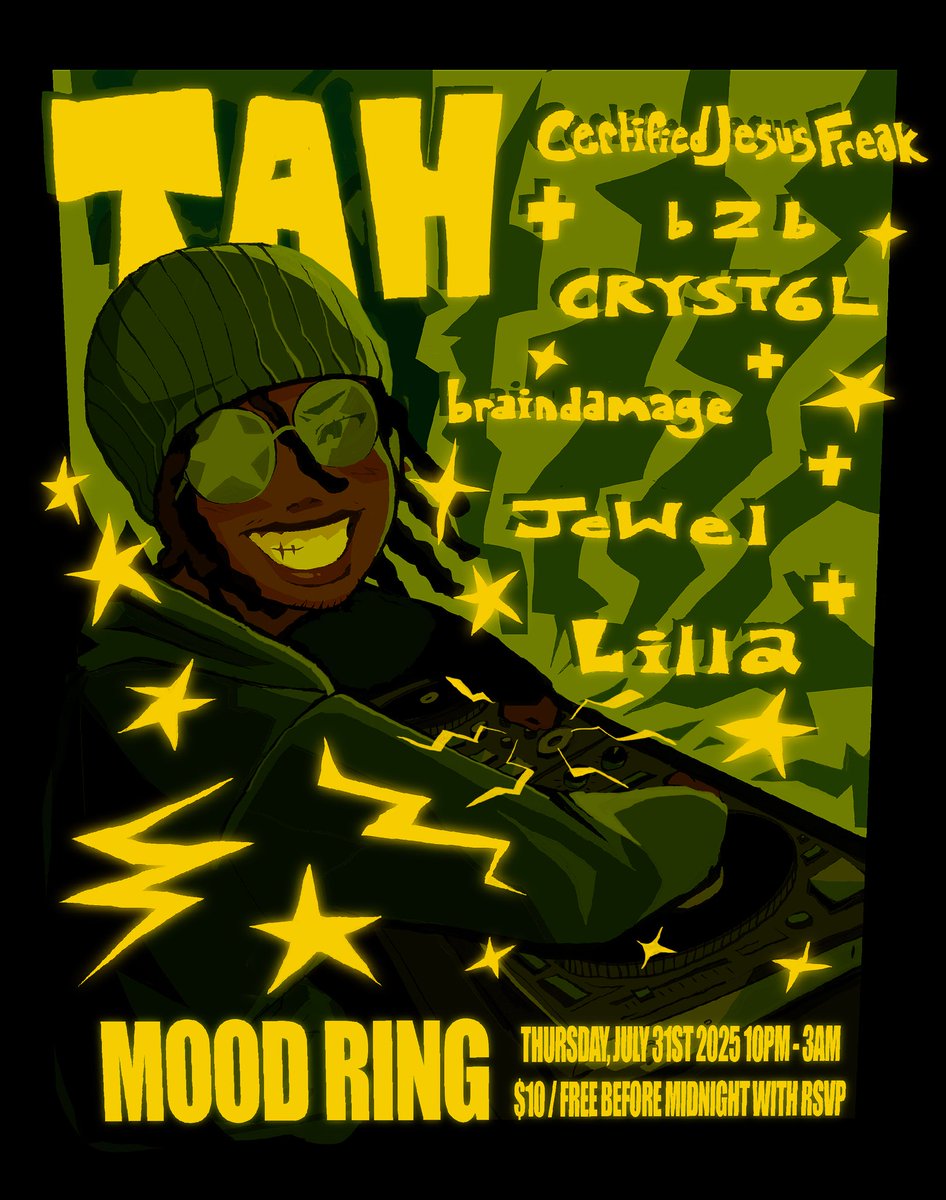 jesusfreak8888's tweet image. Djing at the end of the month in NYC with @cryst6ls @JJJ4Y0_O @TAH_HEAUX + more it’s $10 or free before midnight w/ RSVP 🎟️⬇️