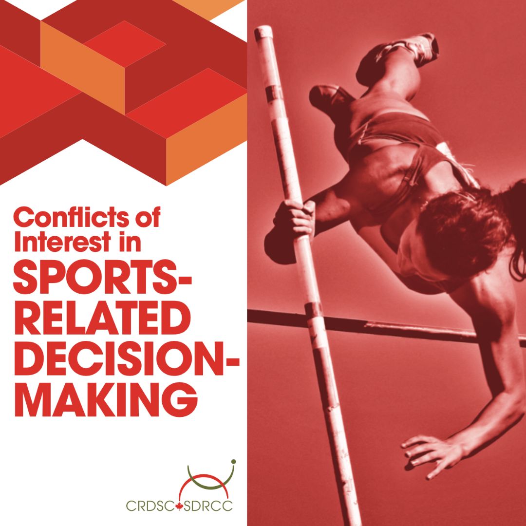 The decision-making process in sports can be difficult and can sometimes lead to disputes, as conflicts of interest are frequent in the world of sport.

We invite you to check out this resource to help guide you through these conflicts of interest: bit.ly/4akVbcH