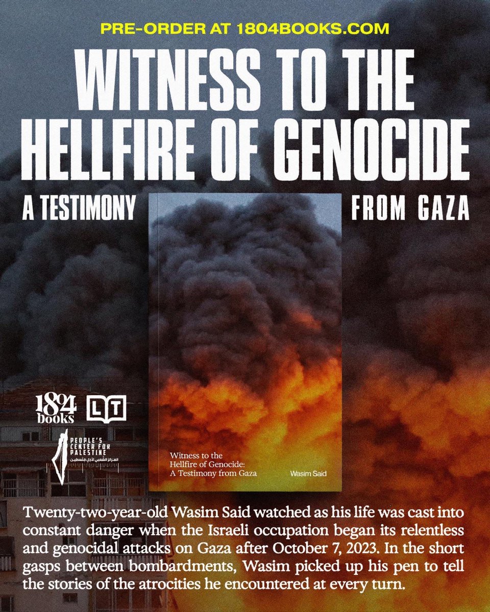 wasimsaidharbid's tweet image. 📣 Everyone must know the truth.
My book, "Testimony from the Hell of Genocide: Gaza’s Inferno," is a voice from beneath the rubble a cry from the heart of catastrophe and a call for justice and awareness.
I wrote it for my people, for the children lost under siege, for the…