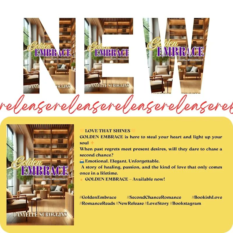 Golden Embrace is a tender, faith-affirming romance about second chances, the healing power of connection, and the beautiful truth that it’s never too late for love to find you—no matter what chapter of life you’re in. 

Order now!  
amazon.com/dp/B0FBT4F1V1