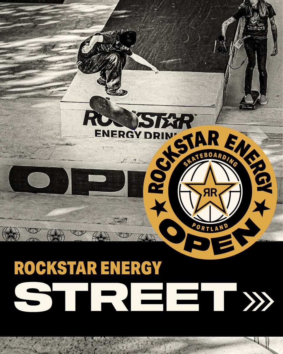 the_platfrm's tweet image. The @rockstarenergy Street Skaters are confirmed for the 2025 Rockstar Energy Open ✅ The boys will be back in Portland this fall, who’s coming out to watch them throw down? #RockstarEnergy #platfrm