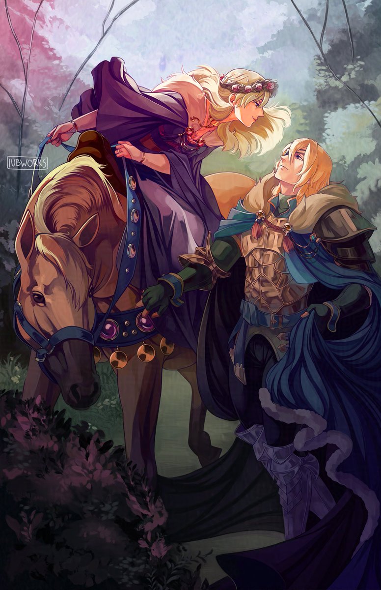 Dimileth 

Based on the famous painting “La Belle Dame Sans Merci” by Frank Bernard Dicksee (1853-1928)