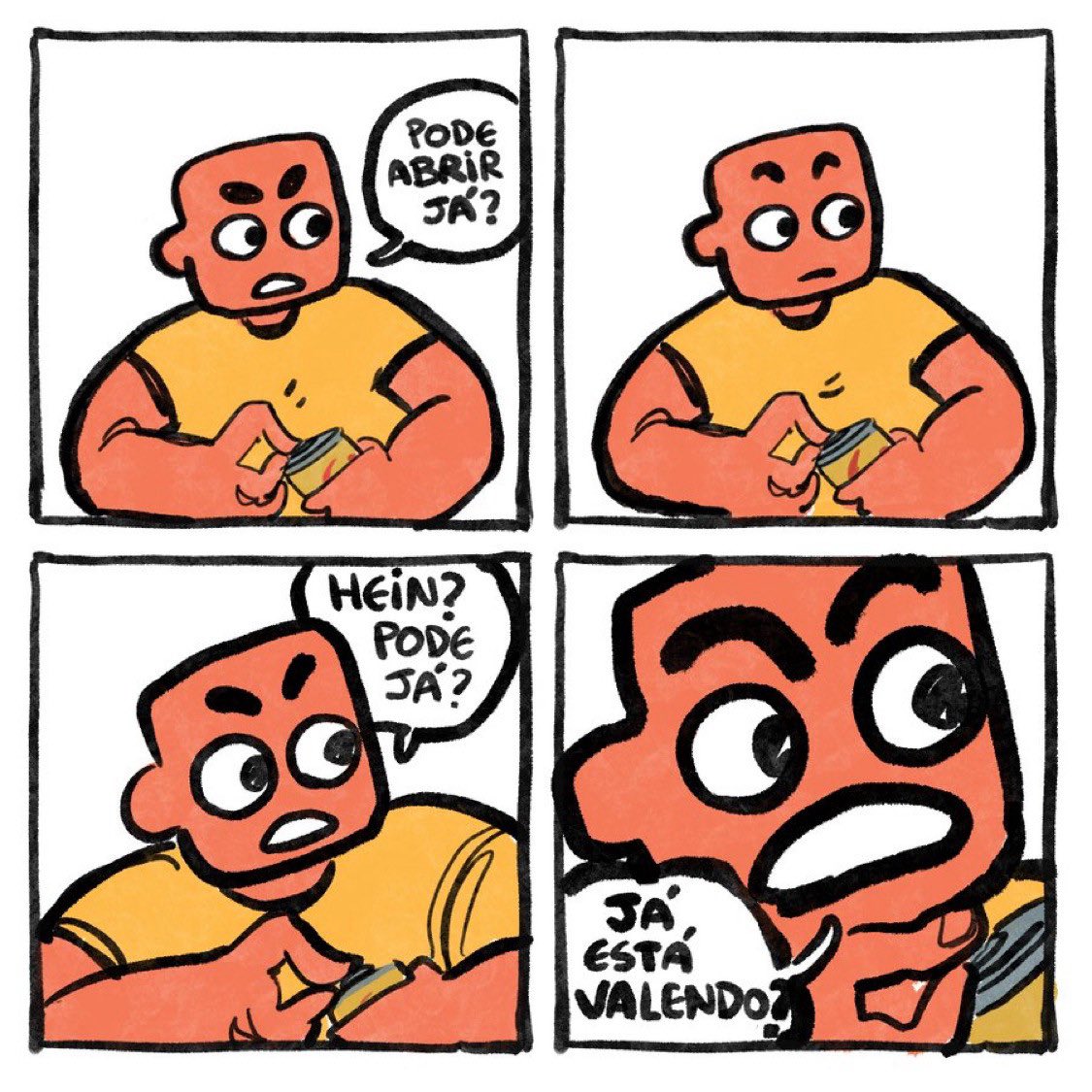 jnascim's tweet image. Já pode? 😅