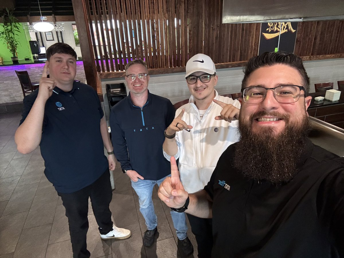 Jon Russell (@jon_russell__) on Twitter photo LUNCH WITH THE MANAGER SQUAD & THE NUMBER 2 Expert ALL FROM VAN VOORHIS! Shout out to ALL the fantastic performance, everyone is going PLACES here on Team FROST! #teamFROST #LifeatATT #ATT #theHOMEteam #Pittsburgh <a href="/TheHomeTeamMAS/">The Home Team</a> <a href="/_MightyMAS/">Mid-Atlantic States Team</a> <a href="/Mike_V_Lamb/">Mike Lamb</a> <a href="/GeninKing412/">Genin G🚙 King</a> <a href="/TrumynATT/">Trumyn Fondaco</a> LUNCH WITH THE MANAGER SQUAD & THE NUMBER 2 Expert ALL FROM VAN VOORHIS! Shout out to ALL the fantastic performance, everyone is going PLACES here on Team FROST! #teamFROST #LifeatATT #ATT #theHOMEteam #Pittsburgh <a href="/TheHomeTeamMAS/">The Home Team</a> <a href="/_MightyMAS/">Mid-Atlantic States Team</a> <a href="/Mike_V_Lamb/">Mike Lamb</a> <a href="/GeninKing412/">Genin G🚙 King</a> <a href="/TrumynATT/">Trumyn Fondaco</a>