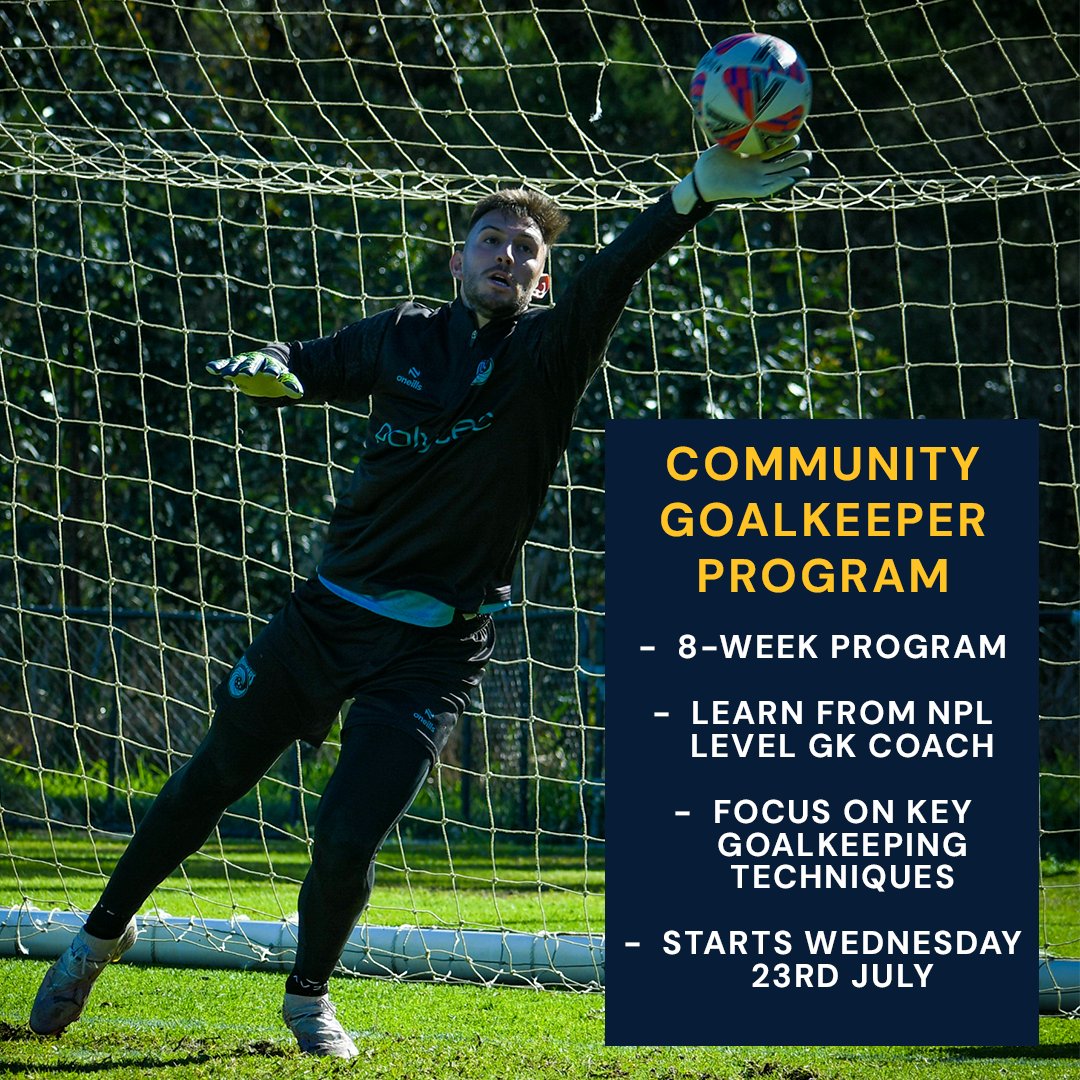 CCMariners's tweet image. 🧤 The Mariners Community Goalkeeper Program is the place to be for any young goalkeeper!
This is your chance to learn from our Academy Head of Goalkeeping, Bryce Deaton, and take your game to the next level! 🚀
👉 More information here: bit.ly/44vkIPW
#CCMFC