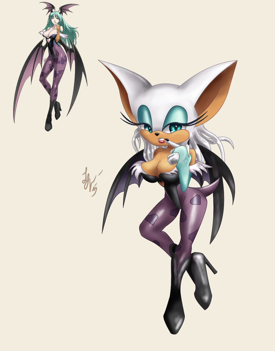 My #rougethebat  crossover pics 
<a href="/TailsThePrower/">Zach Bennett  - Let’s Go 2025!</a>