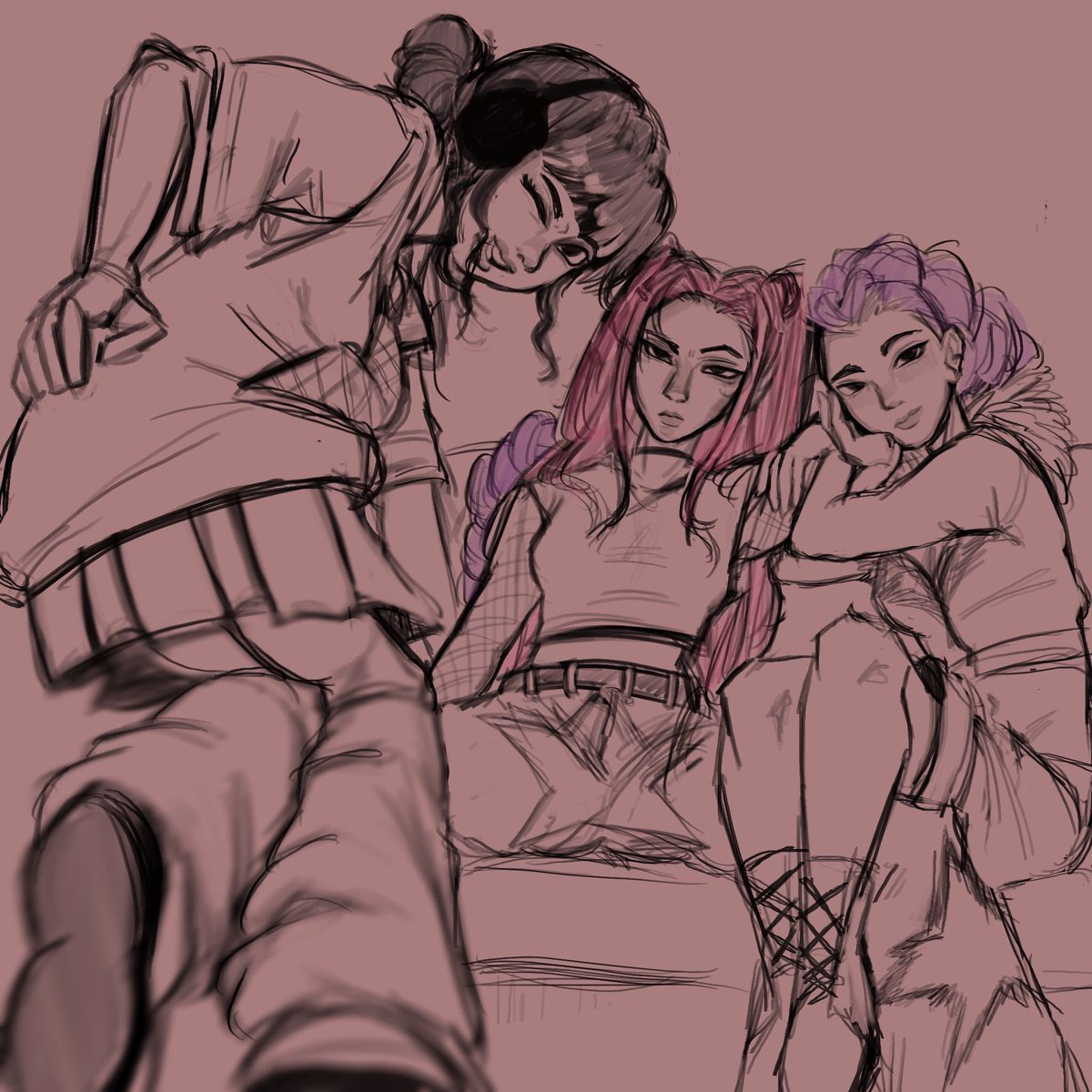 CertifiedL0ZR's tweet image. Mmm, concepts that’s been rotting in my gallery, idk if I should actually bring them to life and redo them
#polytrix #kpopdemonhunter #KPOPDEMONHUNTERS