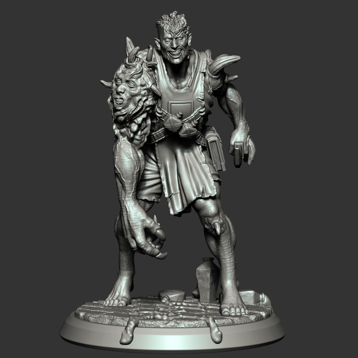 adamcohenart's tweet image. Mutated Alchemist - Flesh of Gods Miniatures
Miniature sculpted for Flesh of Gods. It&apos;s part of their November release.
#Digital3D #3DPrinting #Fantasy #ToysCollectibles #characterdesign #tabletop #miniature #sculpted #God #Mutated #alchemist #mutation #creature #FleshofGods #art