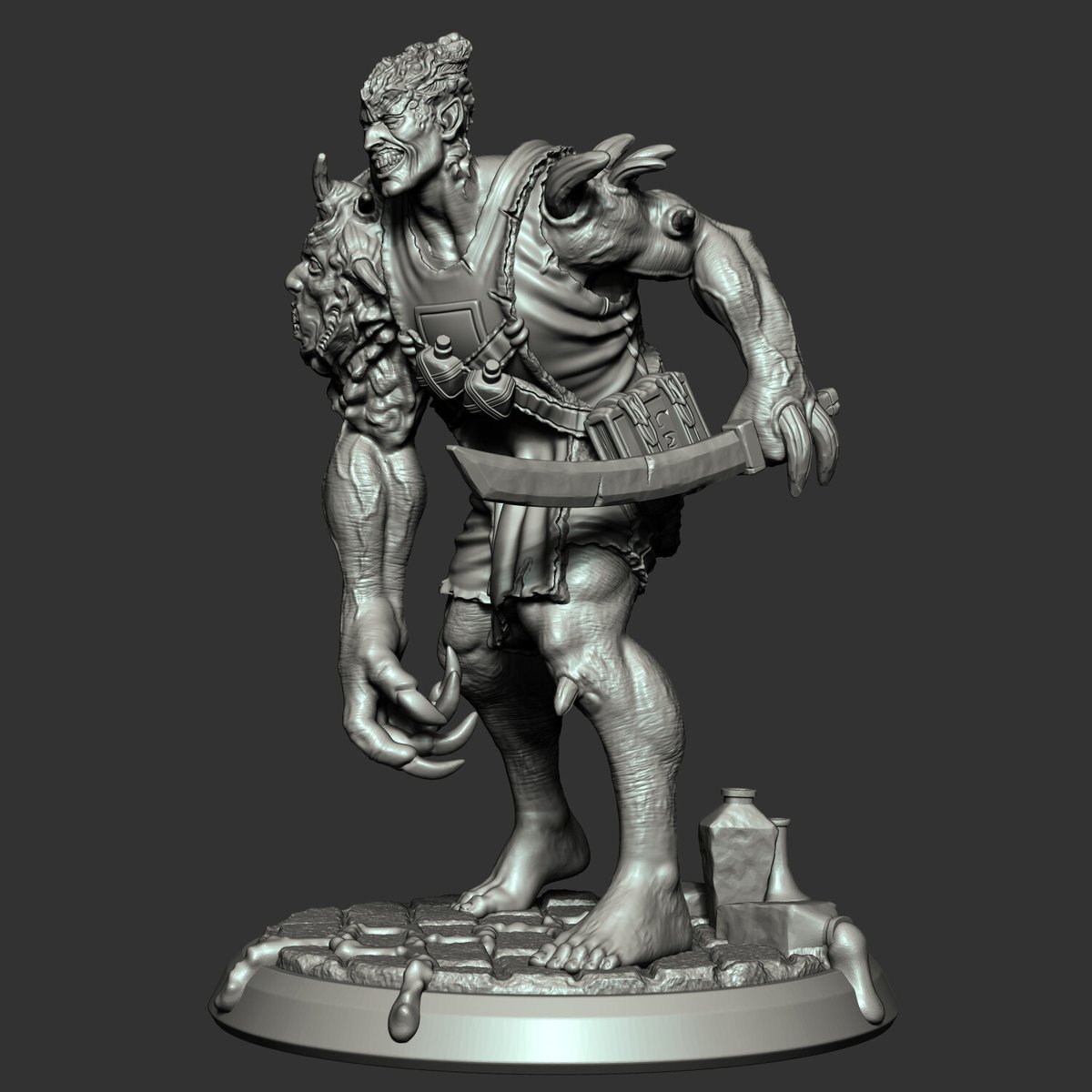 adamcohenart's tweet image. Mutated Alchemist - Flesh of Gods Miniatures
Miniature sculpted for Flesh of Gods. It&apos;s part of their November release.
#Digital3D #3DPrinting #Fantasy #ToysCollectibles #characterdesign #tabletop #miniature #sculpted #God #Mutated #alchemist #mutation #creature #FleshofGods #art