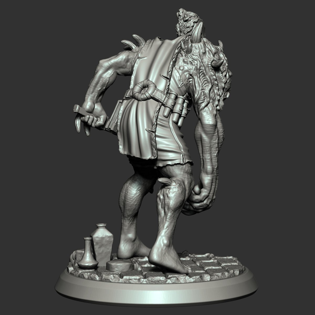 adamcohenart's tweet image. Mutated Alchemist - Flesh of Gods Miniatures
Miniature sculpted for Flesh of Gods. It&apos;s part of their November release.
#Digital3D #3DPrinting #Fantasy #ToysCollectibles #characterdesign #tabletop #miniature #sculpted #God #Mutated #alchemist #mutation #creature #FleshofGods #art