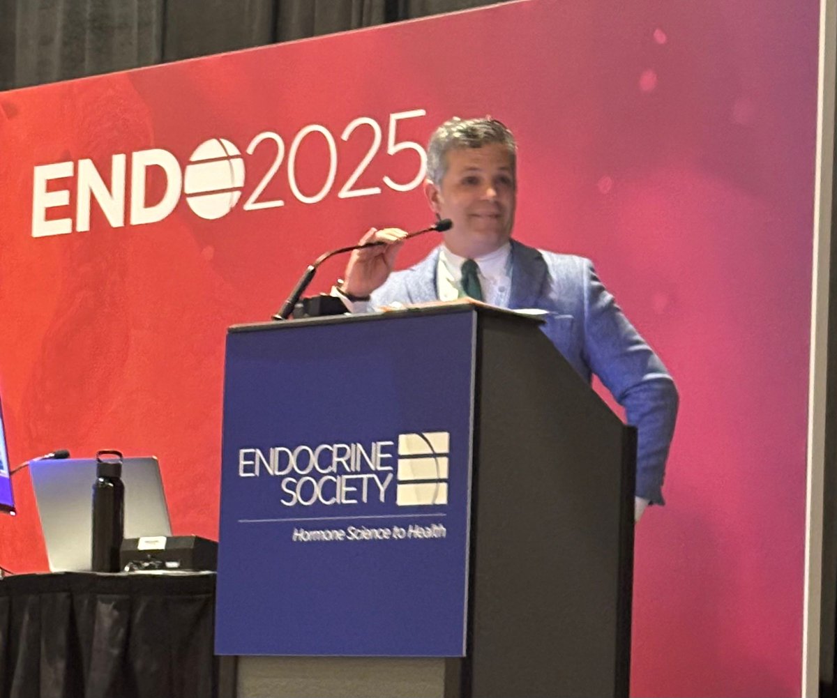 MWeintraubMD's tweet image. A fantastic talk by Dr. Jose Aleman on Weight Loss Pharmacotherapy in the Spectrum of Obesity Care at #ENDO2025
