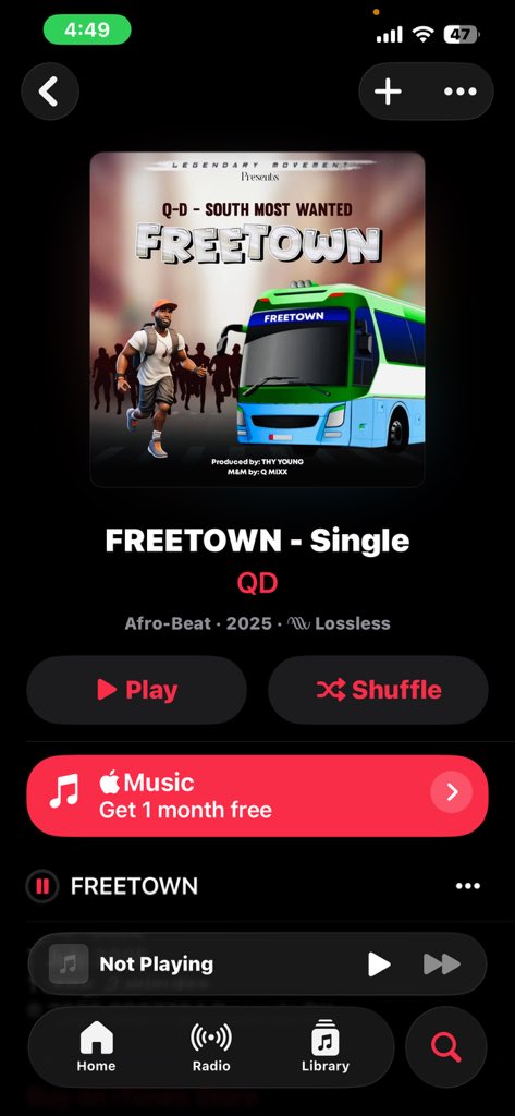 qdofficial24's tweet photo. New song #Freetown out now !!! https://t.co/1zOT6BTUbF