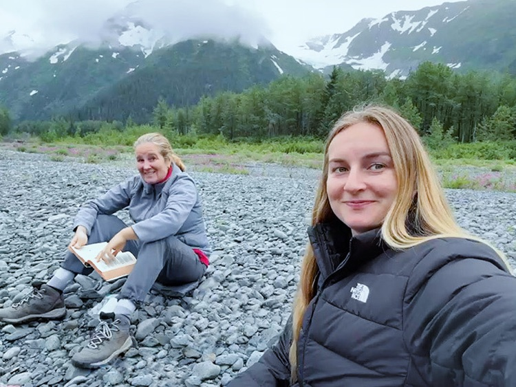 Ms. Murphy is reading in Alaska!  Where are you reading this summer? #ParkPRIDE #BelongGrowSucceed #SummerReading