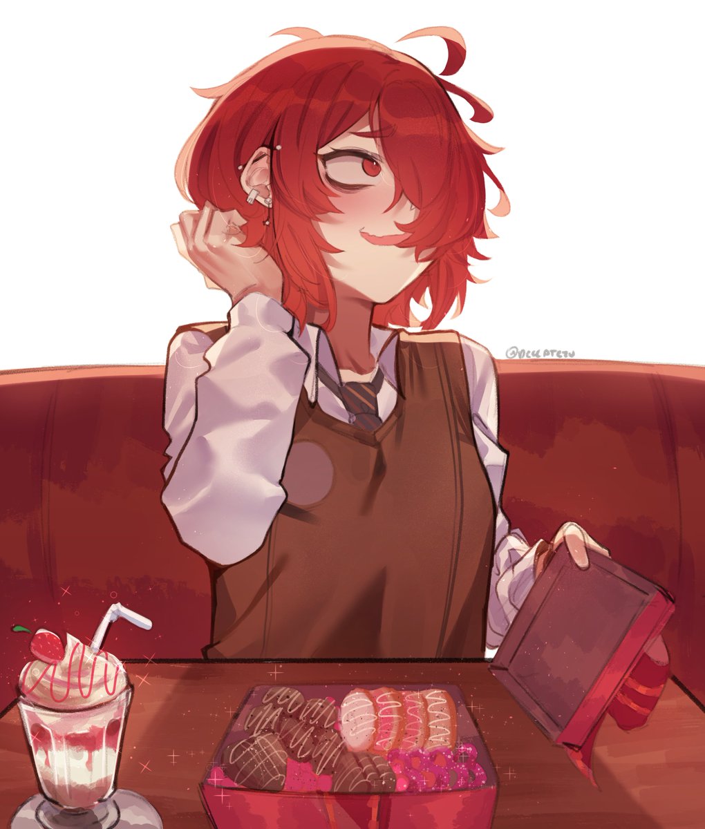 deccatezu's tweet image. A cute Saya (OC)